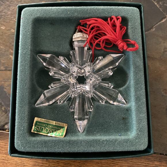 1st edition Vtg Marquis Waterford 2003 Snowflake Ornament - Picture 3 of 5